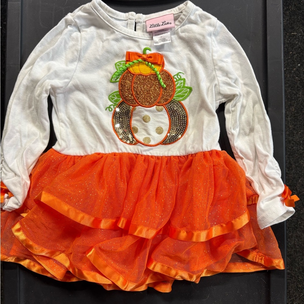 Little Lass Halloween Tutu Dress